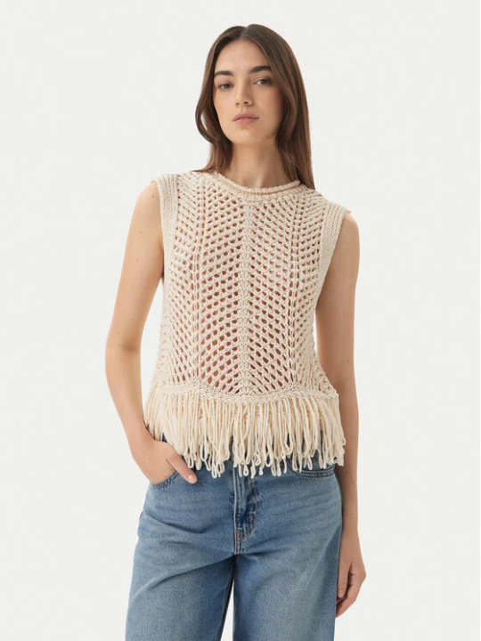 Zdjęcie produktu ONLY Top Kimmie 15365146 Beżowy Regular Fit