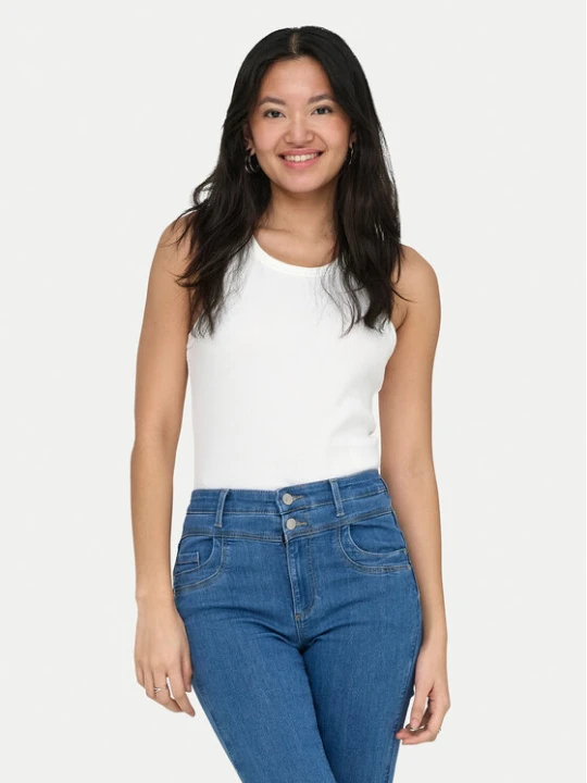 Zdjęcie produktu ONLY Top Val 2-Way 15371705 Biały Slim Fit