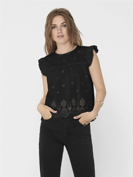 Zdjęcie produktu ONLY Top w kolorze czarnym rozmiar: 34
