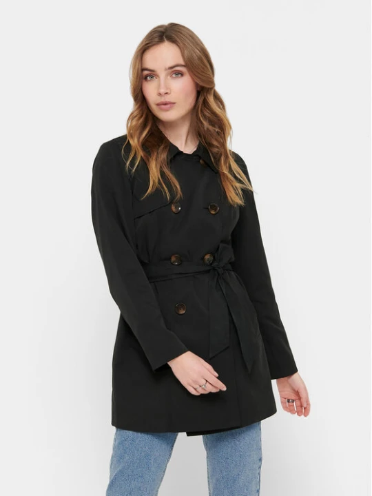Zdjęcie produktu ONLY Trencz 15191821 Czarny Regular Fit