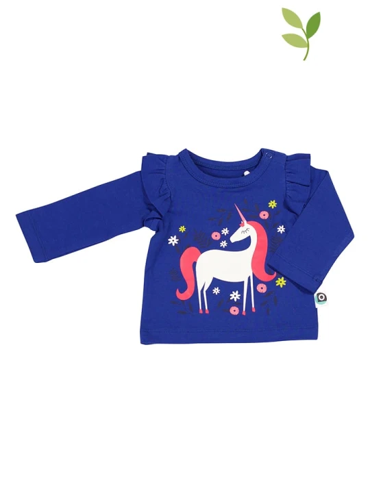 Zdjęcie produktu ONNOLULU Koszulka "Unicorn" w kolorze niebieskim rozmiar: 86/92