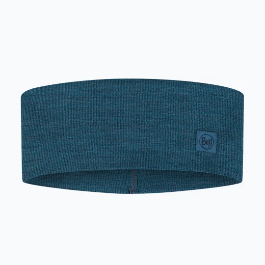Zdjęcie produktu Opaska na głowę BUFF Merino Wide ocean Niebieski