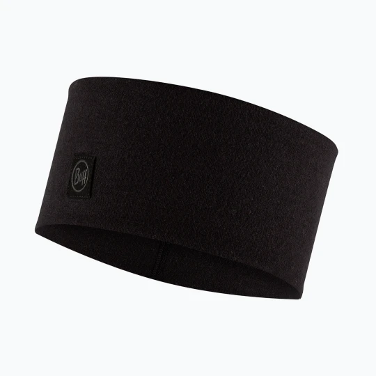 Zdjęcie produktu Opaska na głowę BUFF Merino Wide solid black