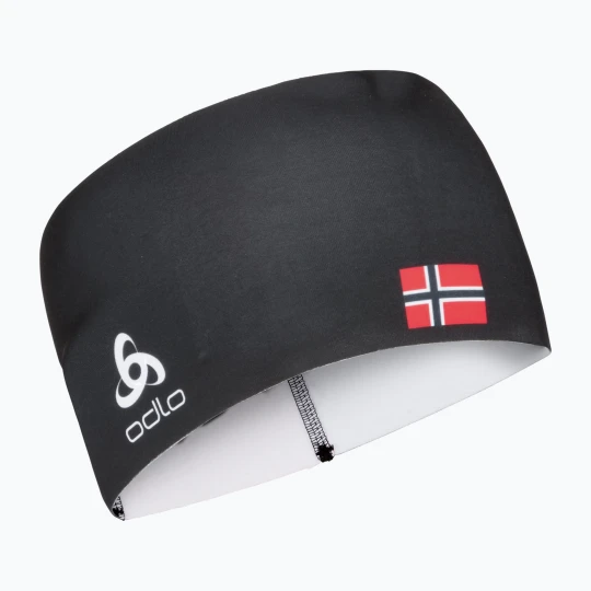 Zdjęcie produktu Opaska na głowę ODLO Competition Fan Warm black/norwegian flag