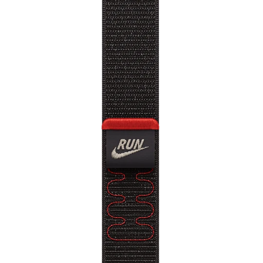 Zdjęcie produktu Opaska sportowa Nike w kolorze Midnight Black do koperty 42 mm - Czerń