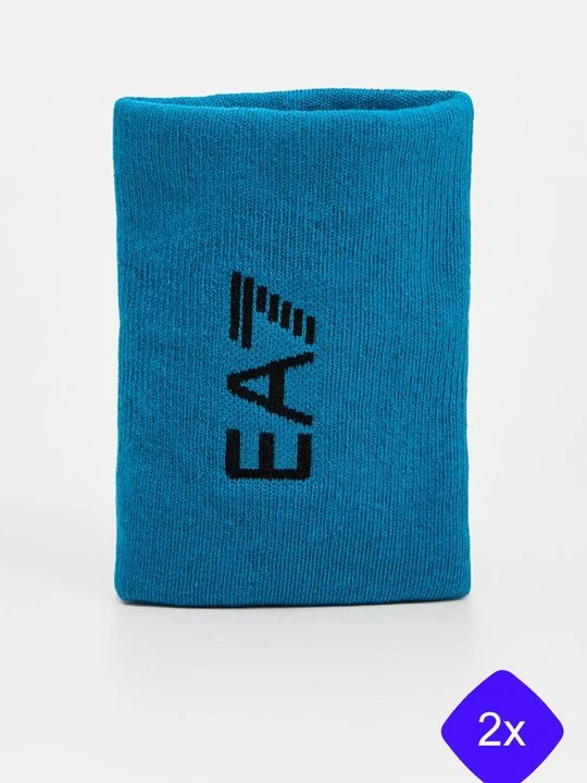 Zdjęcie produktu Opaska z froty EA7 Emporio Armani czarny melanż