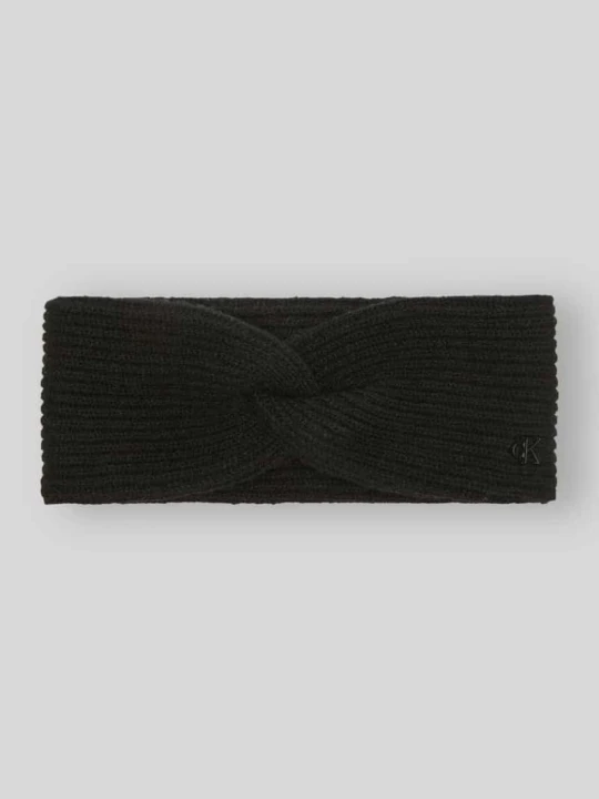 Zdjęcie produktu Opaska z mieszanki wełny Calvin Klein Czarny
