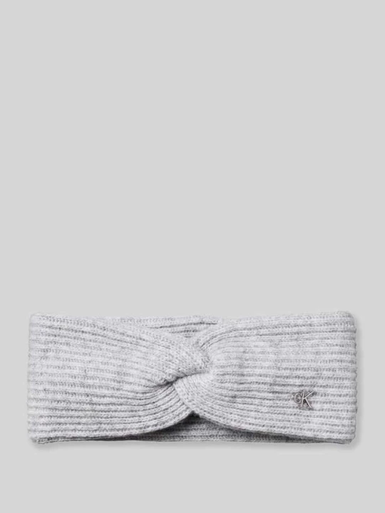 Zdjęcie produktu Opaska z mieszanki wełny Calvin Klein Średnioszary