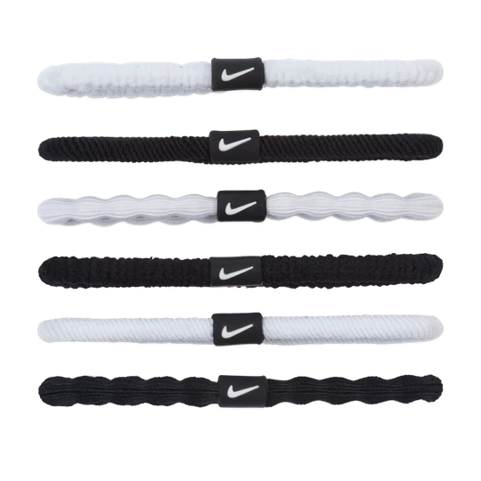 Zdjęcie produktu Opaski do włosów Nike Flex (6 szt.) - Biel
