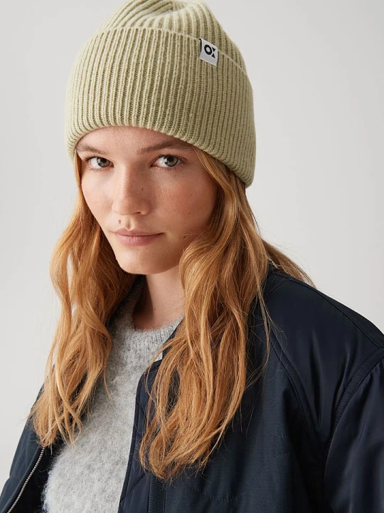 Zdjęcie produktu OPUS Czapka beanie w kolorze jasnozielonym rozmiar: onesize