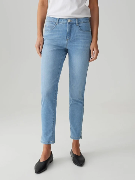 Zdjęcie produktu OPUS Dżinsy "Enja" - Skinny fit - w kolorze błękitnym rozmiar: 38 / L28