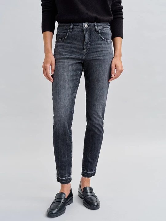 Zdjęcie produktu OPUS Dżinsy - Slim fit - w kolorze antracytowym rozmiar: 44 / L28