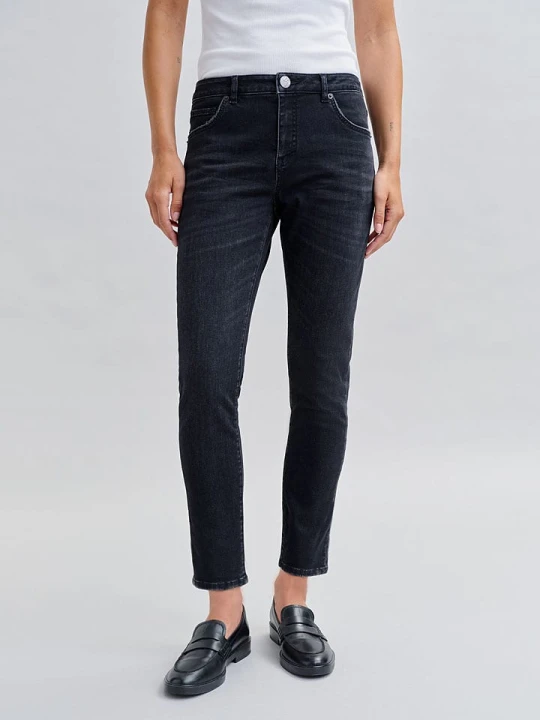 Zdjęcie produktu OPUS Dżinsy - Slim fit - w kolorze czarnym rozmiar: 34 / L30