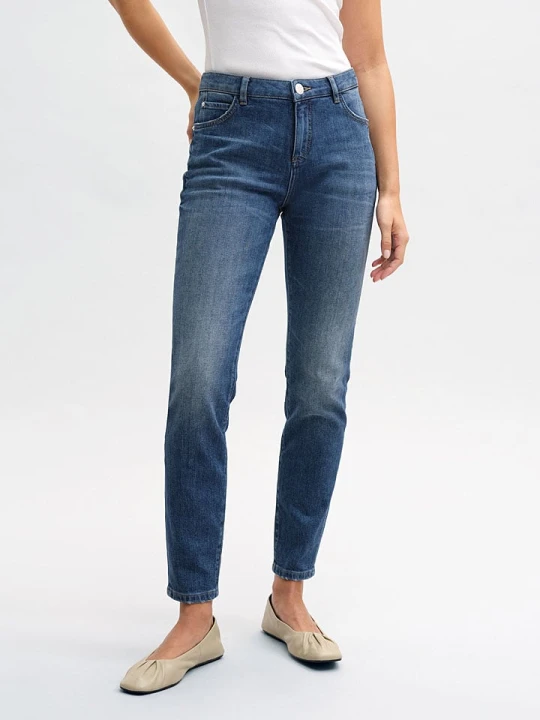 Zdjęcie produktu OPUS Dżinsy - Slim fit - w kolorze niebieskim rozmiar: 40 / L30