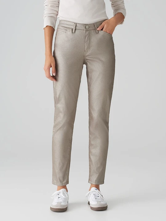 Zdjęcie produktu OPUS Dżinsy - Slim fit - w kolorze szarobrązowym rozmiar: 38 / L28