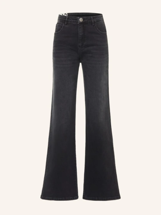Zdjęcie produktu Opus Dżinsy Z Szerokimi Nogawkami Mivy grau 70393 dark grey