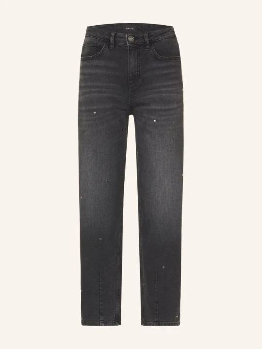 Zdjęcie produktu Opus Jeansy 7 / 8 Lolah Spark Z Nitami schwarz 70430 black