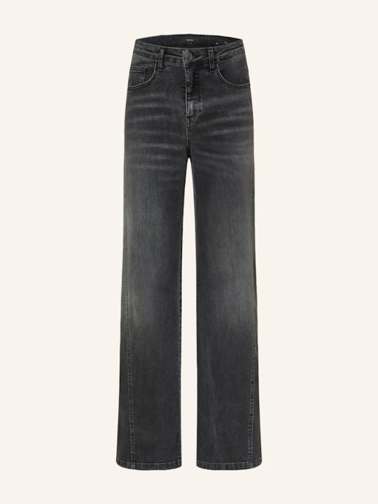 Zdjęcie produktu Opus Jeansy Wide Leg Miva grau 70271 mid iconic grey