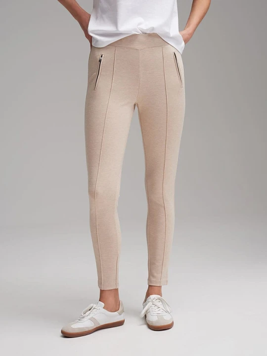 Zdjęcie produktu OPUS Legginsy w kolorze beżowym rozmiar: 34