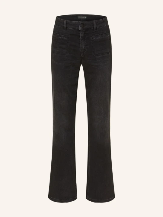 Zdjęcie produktu Opus Pants Dżinsy Z Rozszerzanymi Nogawkami Melly Fresh schwarz 70244 washed black