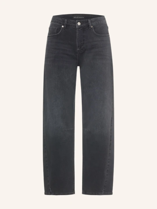 Zdjęcie produktu Opus Pants Jeansy Typu Barrel Mari Sky grau 70386 dark grey