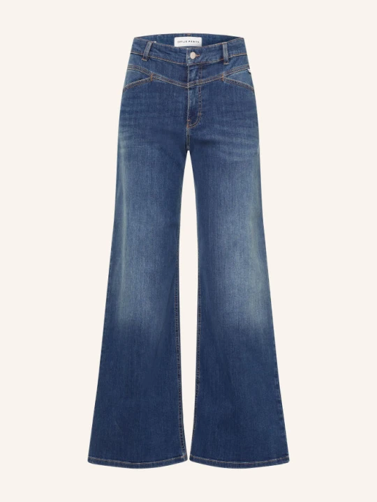 Zdjęcie produktu Opus Pants Jeansy Wide Leg Meni Toile blau 70216 dark blue