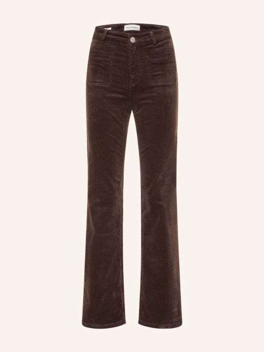 Zdjęcie produktu Opus Pants Spodnie Z Sztruksu Melly Fresh braun CIEMNOBRĄZOWY