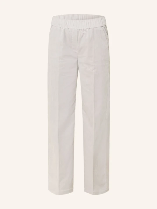 Zdjęcie produktu Opus Pants Spodnie Z Sztruksu Mucia grau 8056 hazy fog melange