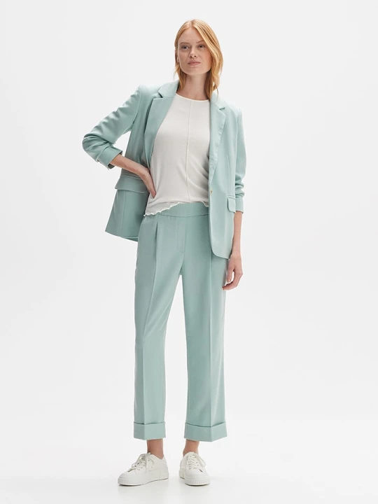 Zdjęcie produktu OPUS Spodnie w kolorze błękitnym rozmiar: 34