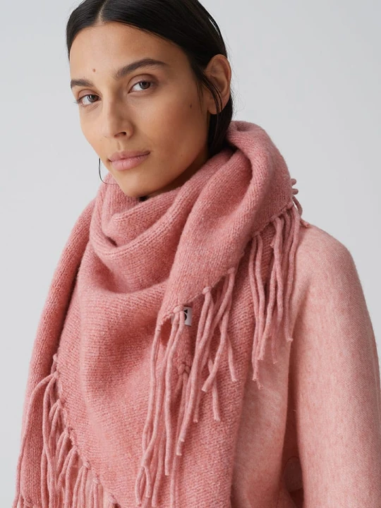 Zdjęcie produktu OPUS Szal w kolorze jasnoróżowym rozmiar: onesize