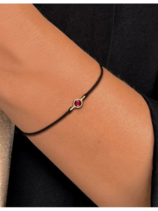 Zdjęcie produktu OR Carats Bransoletka z elementem ozdobnym rozmiar: onesize czarny
