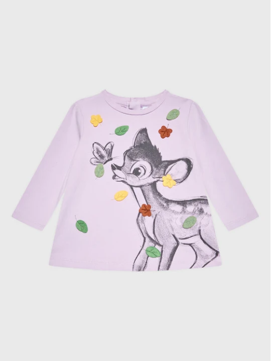 Zdjęcie produktu Original Marines Bluzka Bambi DCAV1566N Fioletowy Regular Fit