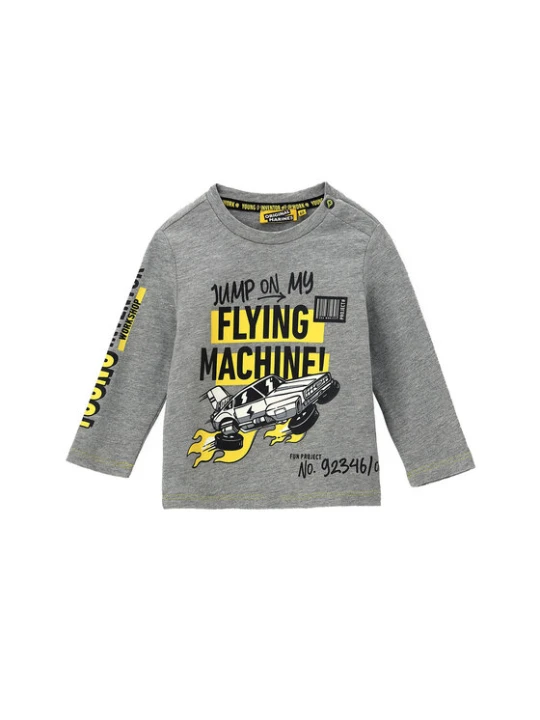 Zdjęcie produktu Original Marines Bluzka DCA0704NM Szary Regular Fit