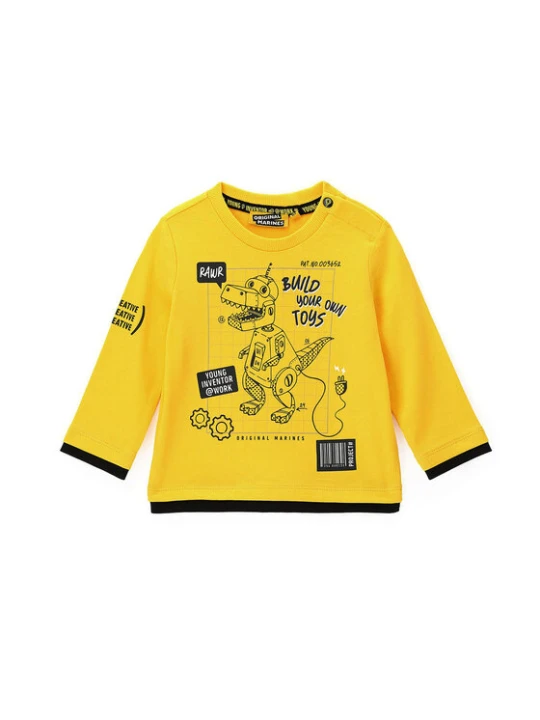 Zdjęcie produktu Original Marines Bluzka DCA0705NM Żółty Regular Fit