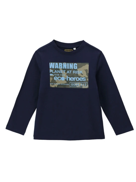 Zdjęcie produktu Original Marines Bluzka DCA2682B Granatowy Regular Fit
