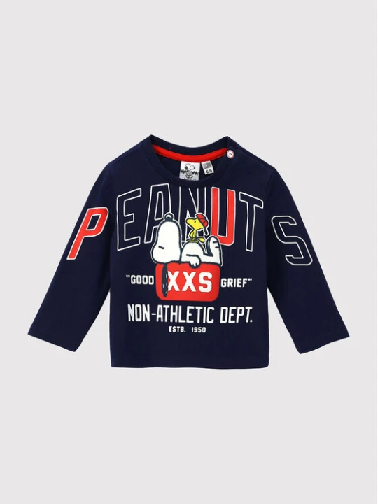 Zdjęcie produktu Original Marines Bluzka PEANUTS DCPV0239NM Granatowy Regular Fit