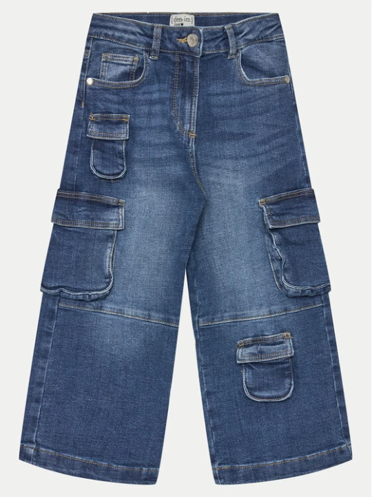 Zdjęcie produktu Original Marines Jeansy DEA3535F Granatowy Wide Leg