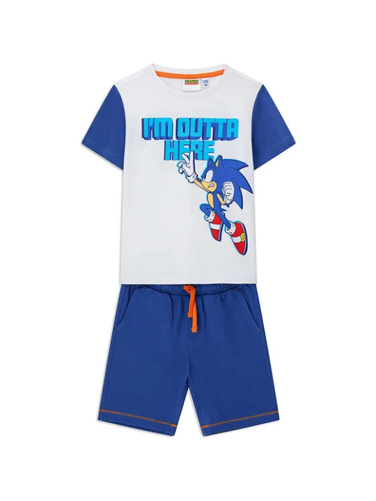 Zdjęcie produktu Original Marines Komplet t-shirt i spodenki DFPV2230CM Niebieski Regular Fit
