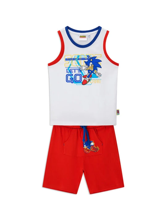 Zdjęcie produktu Original Marines Komplet top i spodenki DFPV2234CM Czerwony Regular Fit