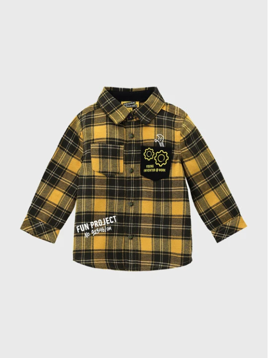 Zdjęcie produktu Original Marines Koszula DCA0709NM Żółty Regular Fit