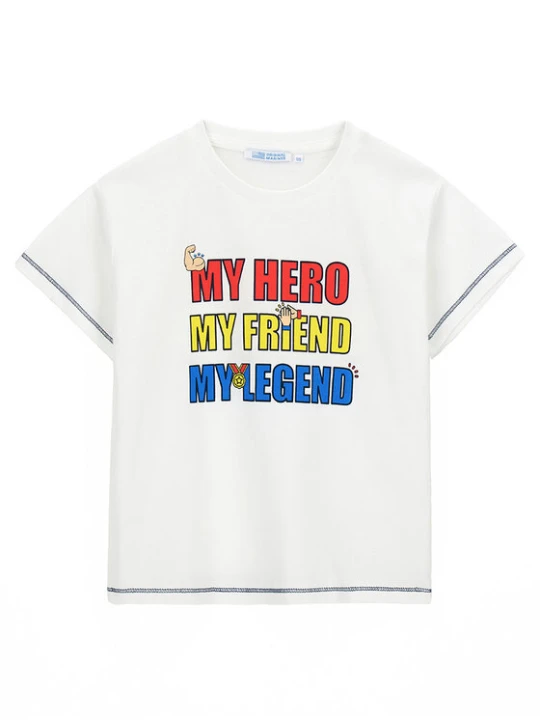 Zdjęcie produktu Original Marines T-Shirt DFP2077CM Biały Regular Fit