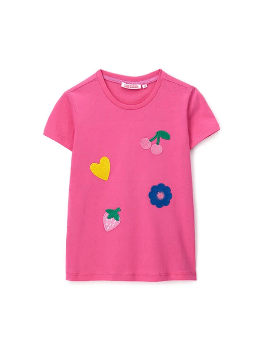 Zdjęcie produktu Original Marines T-Shirt DFP3192CF Różowy Regular Fit