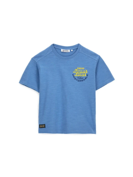 Zdjęcie produktu Original Marines T-Shirt DFP4197YM Niebieski Regular Fit