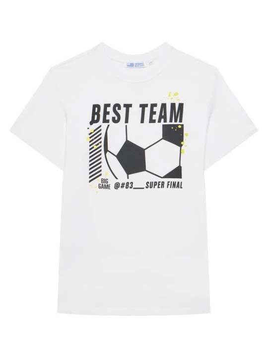 Zdjęcie produktu Original Marines T-Shirt DFP4341YM Biały Regular Fit