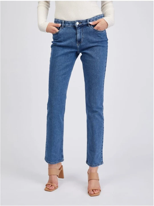 Zdjęcie produktu orsay Dżinsy - Slim fit - w kolorze niebieskim rozmiar: 38