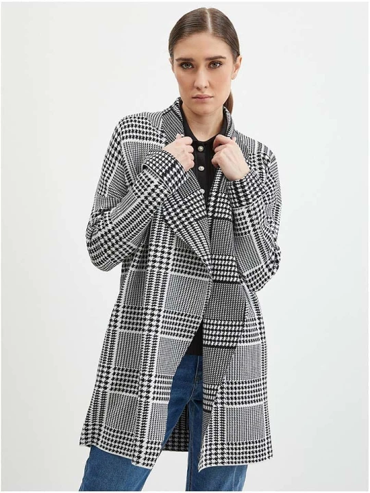 Zdjęcie produktu orsay Kardigan w kolorze czarno-białym rozmiar: L
