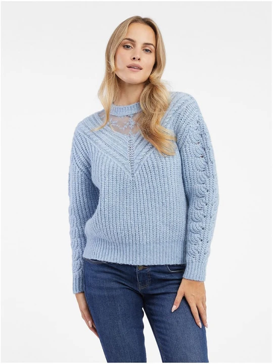 Zdjęcie produktu orsay Sweter w kolorze błękitnym rozmiar: XL
