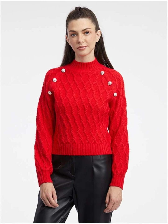 Zdjęcie produktu orsay Sweter w kolorze czerwonym rozmiar: M