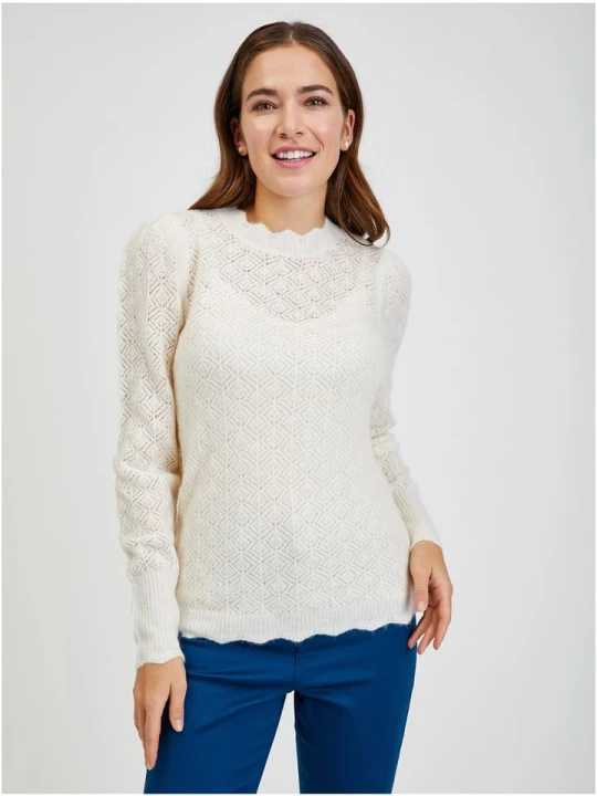 Zdjęcie produktu orsay Sweter w kolorze kremowym rozmiar: M