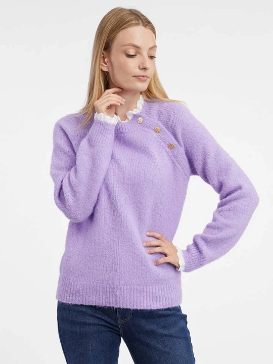 Zdjęcie produktu orsay Sweter w kolorze lawendowym rozmiar: L